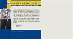 Desktop Screenshot of padillalawoffices.com